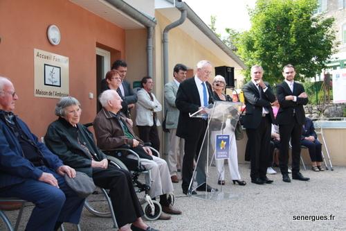 Paul Goudy a souligné le caract�re social et solidaire de l'Accueil Familial Regroupé