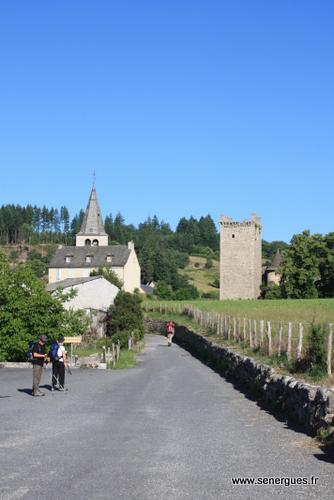 L'arrivée à Sénergues